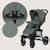 Poussette tout-terrain annet plus avec grandes roues, amortisseurs et accessoires Beige sand+Black carbon+Brown chocolate+Green forest+Stone caramel 22 - vertbaudet enfant 