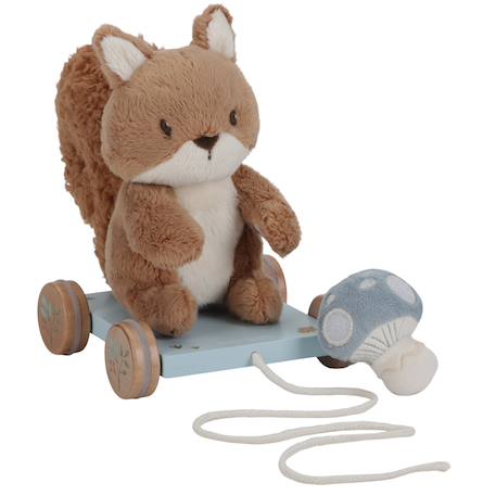 Peluche écureuil à tirer forest friends Marron 3 - vertbaudet enfant 