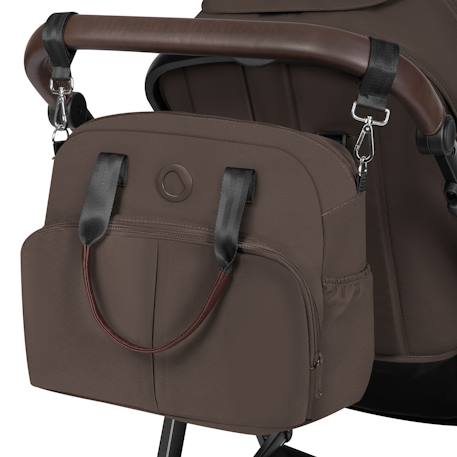 Poussette 3en1 amber jusqu’à 22 kg avec nacelle, siège-auto, sac et accessoires Beige sand+Black onyx+Black silver+Brown chocolate+Green forest+Grey graphite 22 - vertbaudet enfant 