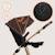 Poussette 3en1 amber jusqu’à 22 kg avec nacelle, siège-auto, sac et accessoires Beige sand+Black onyx+Black silver+Brown chocolate+Green forest+Grey graphite 9 - vertbaudet enfant 