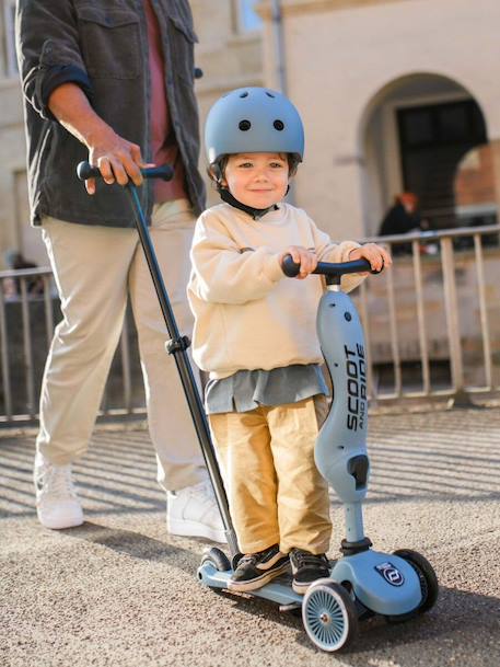 Trottinette évolutive Push and Go beige+bleu 12 - vertbaudet enfant 