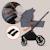 Poussette trio mika plus jusqu’à 4 ans avec nacelle, siège-auto et accessoires Beige sand+Black onyx+Green olive+Grey stone+Mocha mousse 21 - vertbaudet enfant 