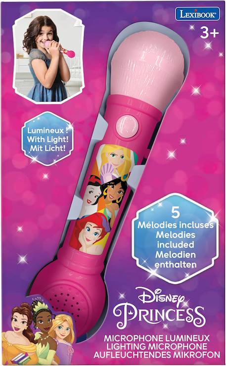 Microphone lumineux avec mélodies et effets sonores Disney ROSE 4 - vertbaudet enfant 