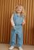 Salopette bébé en jean cléo Bleu 1 - vertbaudet enfant 