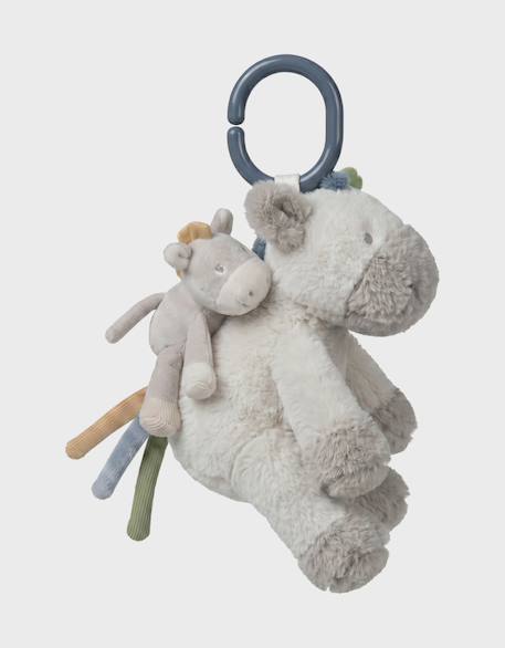 Peluche musicale poney lino & bébé Beige 1 - vertbaudet enfant 