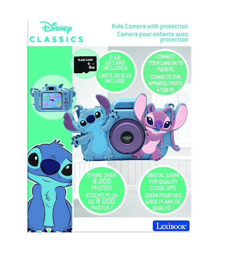 Appareil photo Camera avec protection Stitch  4-en-1, Fonctions Photo, vidéo, Jeux, MP3, Carte mémoire 8 Go incluse BLEU 4 - vertbaudet enfant 