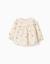 Blouse en coton à manches longues avec fleurs brodées Blanc 1 - vertbaudet enfant 