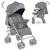 Poussette canne compacte irma 6-36 mois avec moustiquaire et amortisseurs avant Black onyx+Green emerald+Grey/dark grey 12 - vertbaudet enfant 