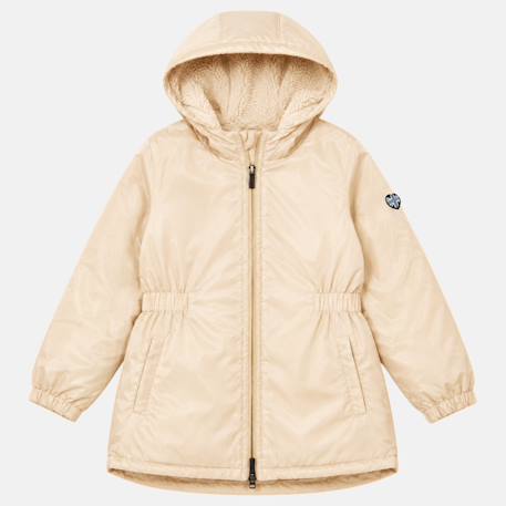 Parka fille Ecru+Marine+Noir 3 - vertbaudet enfant 