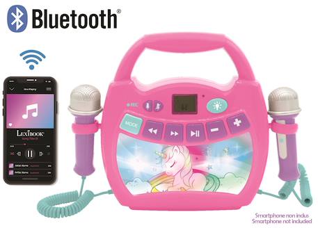 Enceinte bluetooth licorne avec micros ROSE 6 - vertbaudet enfant 