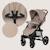 Poussette tout-terrain annet plus avec grandes roues, amortisseurs et accessoires Beige sand+Black carbon+Brown chocolate+Green forest+Stone caramel 4 - vertbaudet enfant 