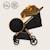 Poussette compacte ingrid légère et pliable jusqu’à 22 kg avec amortissement Beige sand+Black onyx+Green emerald+Grey stone+Pink mauve 9 - vertbaudet enfant 