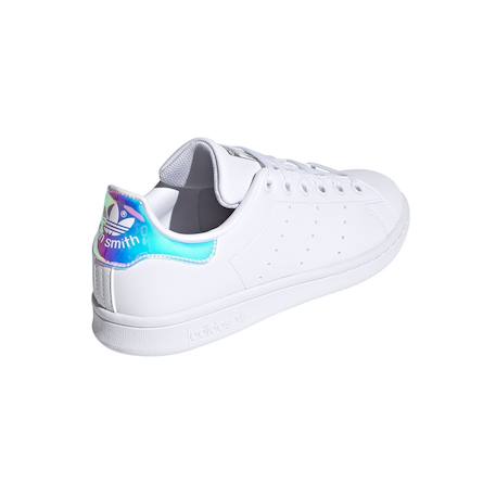 Baskets enfant en cuir Blanc, bleu+Blanc, vert+Noir foncé 6 - vertbaudet enfant 
