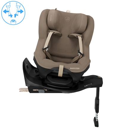 Siège auto pivotant et coulissant mica slide pro Authentic black+Authentic green+Authentic truffle 16 - vertbaudet enfant 