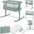 Lit cododo berceau 3en1 Aurora avec matelas et sac Beige cappuccino+Beige taupe+Green sage+Grey concrete+Grey monument 13 - vertbaudet enfant 