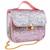 Sac à main enfant pailleté skyline glamour Or+Rose 4 - vertbaudet enfant 