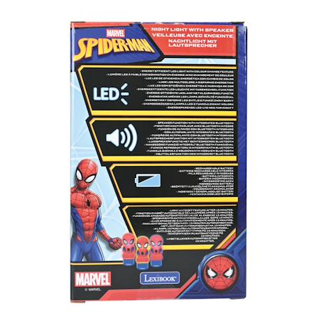 Enceinte bluetooth veilleuse spiderman ROUGE 4 - vertbaudet enfant 