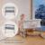 Lit cododo berceau 3en1 Aurora avec matelas et sac Beige cappuccino+Beige taupe+Green sage+Grey concrete+Grey monument 29 - vertbaudet enfant 