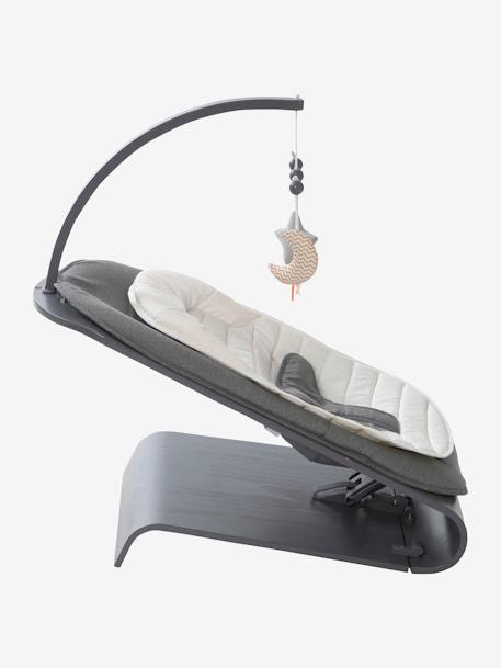 Transat bois  Babyrythm gris+naturel/gris 3 - vertbaudet enfant 