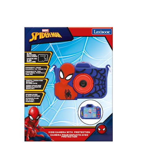 Appareil 4-en-1 Spiderman avec Protection, vidéo, MP3, jeux BLEU 4 - vertbaudet enfant 