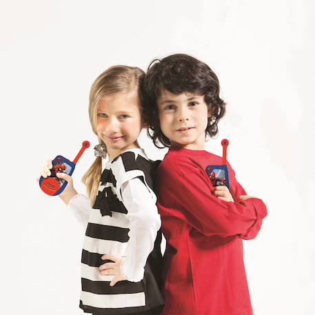 Talkie-walkies spiderman portée 2km- Clip ceinture, à piles BLEU 4 - vertbaudet enfant 