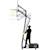 Panneau de basket portable réglable pour jardin enfant Vert/noir 4 - vertbaudet enfant 