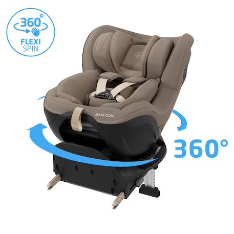 Siège auto pivotant et coulissant mica slide pro Authentic black+Authentic green+Authentic truffle 13 - vertbaudet enfant 
