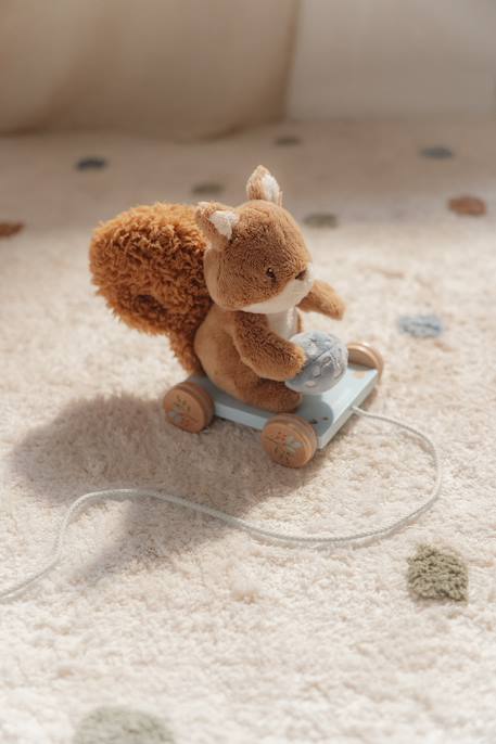Peluche écureuil à tirer forest friends Marron 6 - vertbaudet enfant 