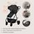 Poussette trio lionelo bianka - jusqu'à 22kg - pack poussette, nacelle, siège auto et accessoires Beige sand+Beige taupe+Black onyx+Grey stone 17 - vertbaudet enfant 
