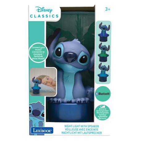 Enceinte bluetooth veilleuse stitch BLEU 4 - vertbaudet enfant 