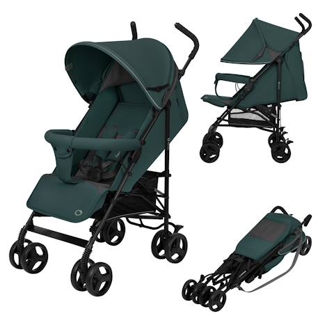 Poussette canne compacte elia légère 6-36 mois avec moustiquaire Beige taupe+Black onyx+Brown chocolate+Green graphite 19 - vertbaudet enfant 