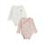 Lot de 2 bodies bébé manches longues ouverture croisée miette Rose 2 - vertbaudet enfant 