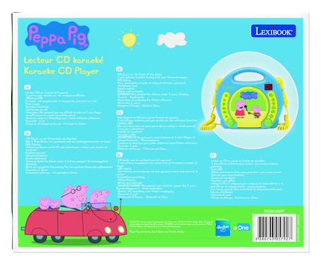 Lecteur cd portable avec 2 microphones peppa pig BLEU 5 - vertbaudet enfant 