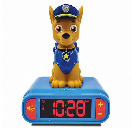 Réveil avec veilleuse la pat patrouille chase en 3d BLEU 1 - vertbaudet enfant 
