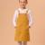 Robe salopette  velours   lola Jaune 5 - vertbaudet enfant 