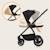 Poussette 3en1 meril jusqu’à 22 kg avec nacelle, siège-auto, sac et accessoires Beige sand+Black onyx+Grey stone 9 - vertbaudet enfant 