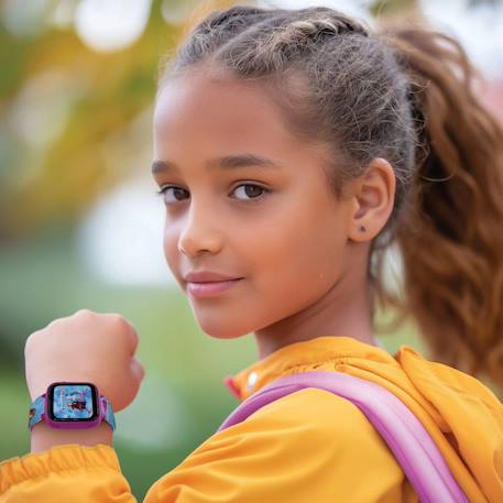 Montre bluetooth avec écran couleurs frozen avec camera et carte mémoire de 8 go BLEU 4 - vertbaudet enfant 
