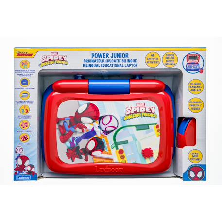 Mon premier ordinateur éducatif bilingue spidey (en/fr) ROUGE 4 - vertbaudet enfant 