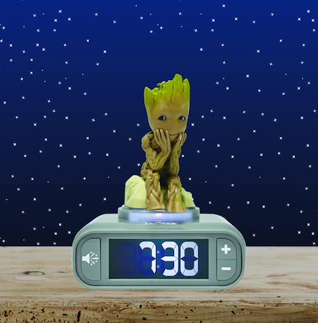 Réveil avec veilleuse groot des gardiens de la galaxie 3d VERT 2 - vertbaudet enfant 