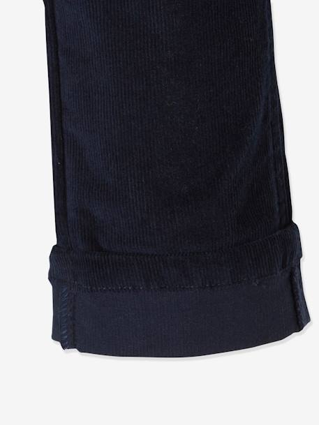 Pantalon slim velours garçon bordeaux+CAMEL+encre 21 - vertbaudet enfant 
