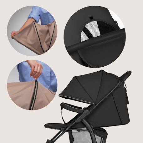 Poussette tout-terrain annet plus avec grandes roues, amortisseurs et accessoires Beige sand+Black carbon+Brown chocolate+Green forest+Stone caramel 9 - vertbaudet enfant 