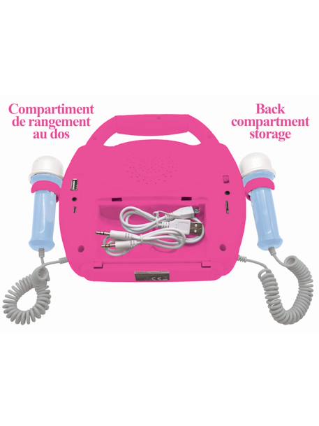 Enceinte bluetooth barbie avec micros ROSE 3 - vertbaudet enfant 