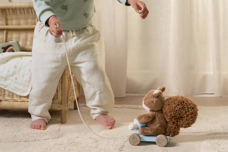 Peluche écureuil à tirer forest friends Marron 4 - vertbaudet enfant 