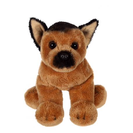Peluche - peluche floppipup berger allemand - 22 cm Noir 2 - vertbaudet enfant 
