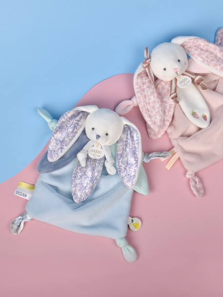 Lapin doudou cœur océan 25 cm bleu 1 - vertbaudet enfant 
