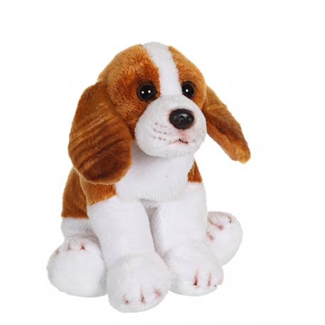 Peluche - peluche floppipup cavalier king charles - 22 cm Blanc 2 - vertbaudet enfant 