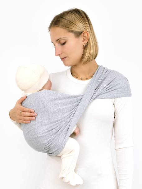 Porte-bébé duo - confort & maintien Beige clair chiné+Kaki+Mix grey+Moka+Nearly+Piuma ecru 16 - vertbaudet enfant 