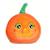 Peluche - squishimals halloween citrouille - 10 cm Vert 1 - vertbaudet enfant 