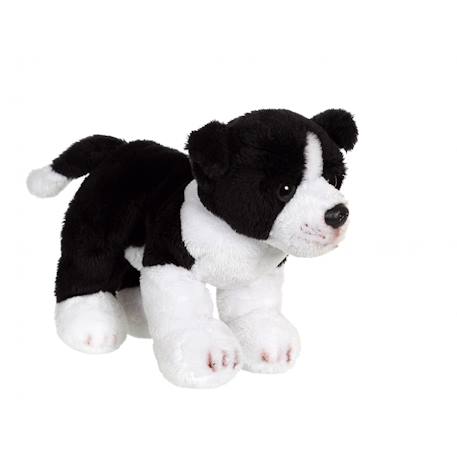 Peluche - peluche floppipup border collie - 22 cm Noir 2 - vertbaudet enfant 