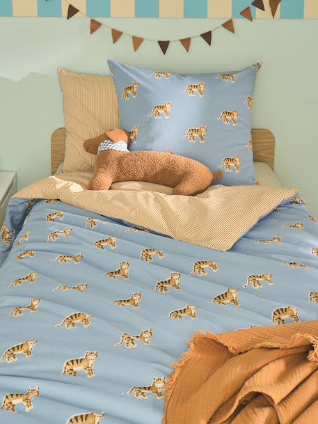 Parure housse de couette enfant ODYSSEE bleu moyen 1 - vertbaudet enfant 
